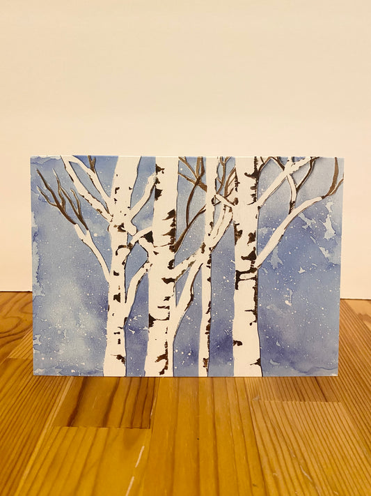 Birch Greeting Card