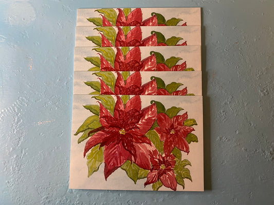 5 Pack Poinsettias